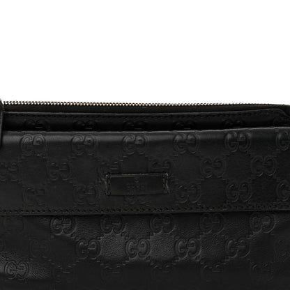 Gucci Guccissima Waist Belt Bag Black 8 of 13