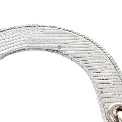 Christian Dior Metallic Lizard Mini Lady Dior Silver 13 of 17