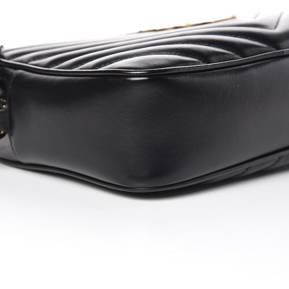 Saint Laurent Calfskin Matelasse Monogram Lou Camera Bag Black 5 of 10