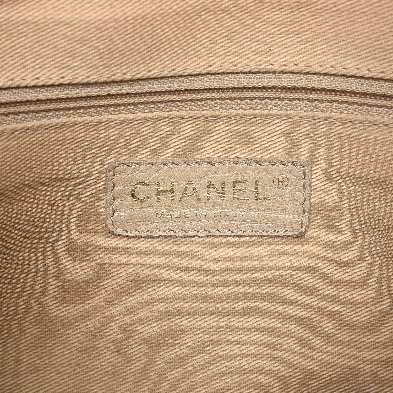 Chanel Calfskin Perforated Up In The Air North South Tote Gold 6 of 11