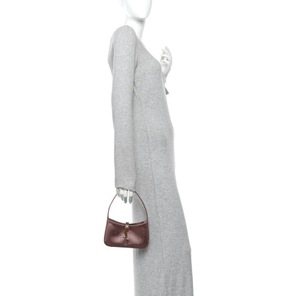 Saint Laurent Satin Crystal Le 5 A 7 Mini Hobo Elderberry 2 of 11