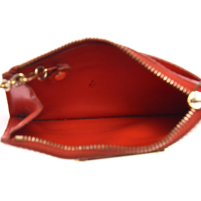 Louis Vuitton Vernis Key Pouch Orange 5 of 10