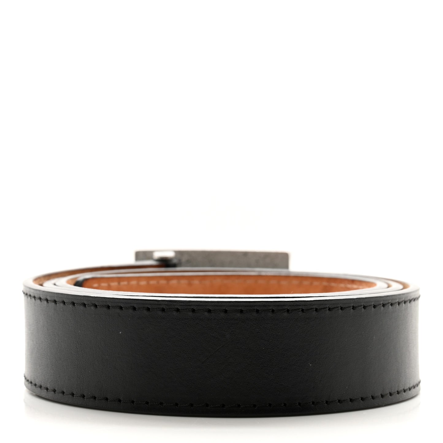 Calfskin Jeans Belt 90 36 Black