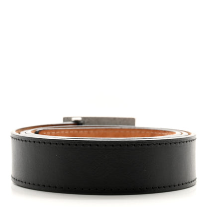 Louis Vuitton Calfskin Jeans Belt 90 36 Black 2 of 6
