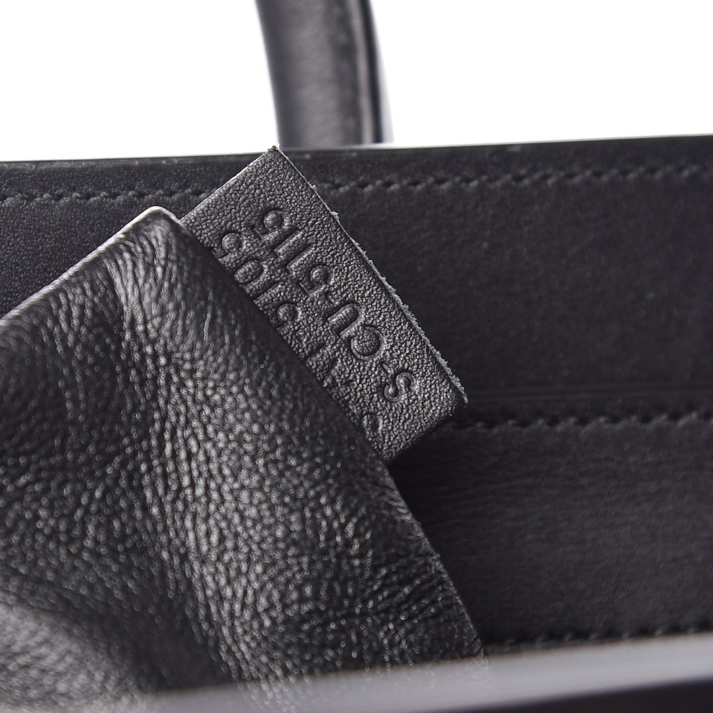 Smooth Calfskin Mini Luggage Black
