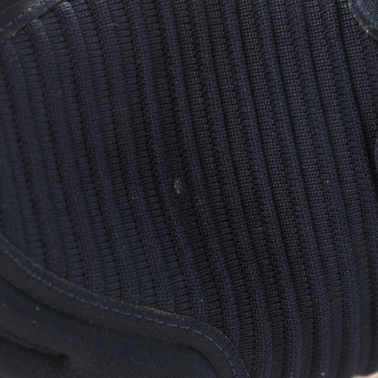 Chanel Stretch Fabric CC Sneakers 39 Blue 6 of 8