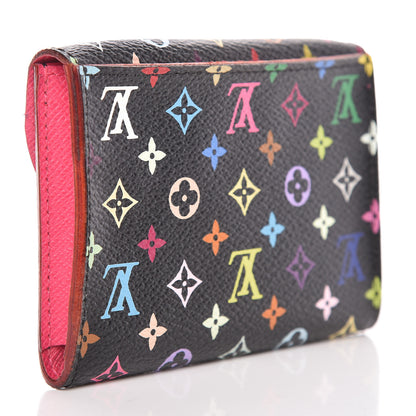 Louis Vuitton Monogram Multicolor Business Card Holder Black Grenade 3 of 10