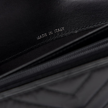 Chanel Aged Calfskin Chevron Quilted 2.55 Reissue Flap Wallet So Black 7 of 9