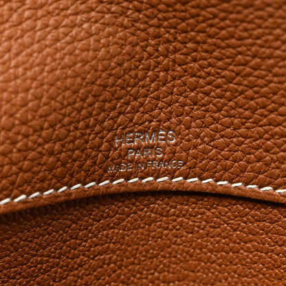 Hermes Togo Kelly Depeches 25 Pouch Gold 6 of 7