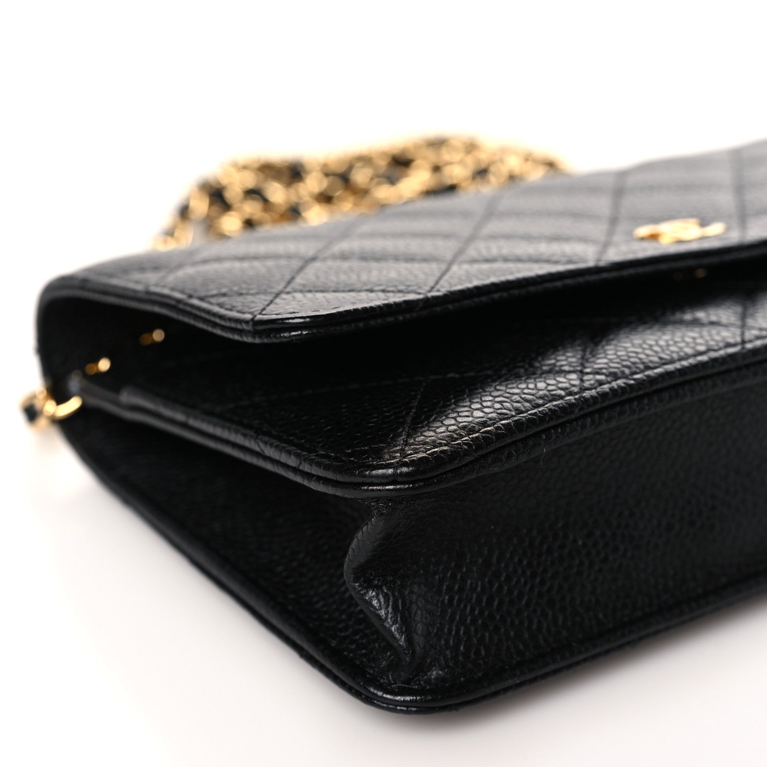 Chanel Caviar Quilted Wallet on Chain WOC Black 9 of 11