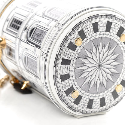 Louis Vuitton X FORNASETTI Calfskin Architettura Cannes Black White 7 of 8