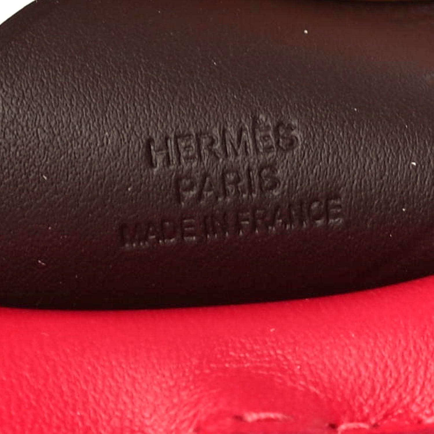 Hermes Milo Lambskin Grigri Rodeo Pegase Horse Bag Charm MM Framboise Rose Sakura Rouge Sellier 3 of 4