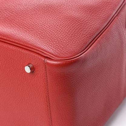 Hermes Taurillon Clemence Lindy 34 Rouge Vif 6 of 16