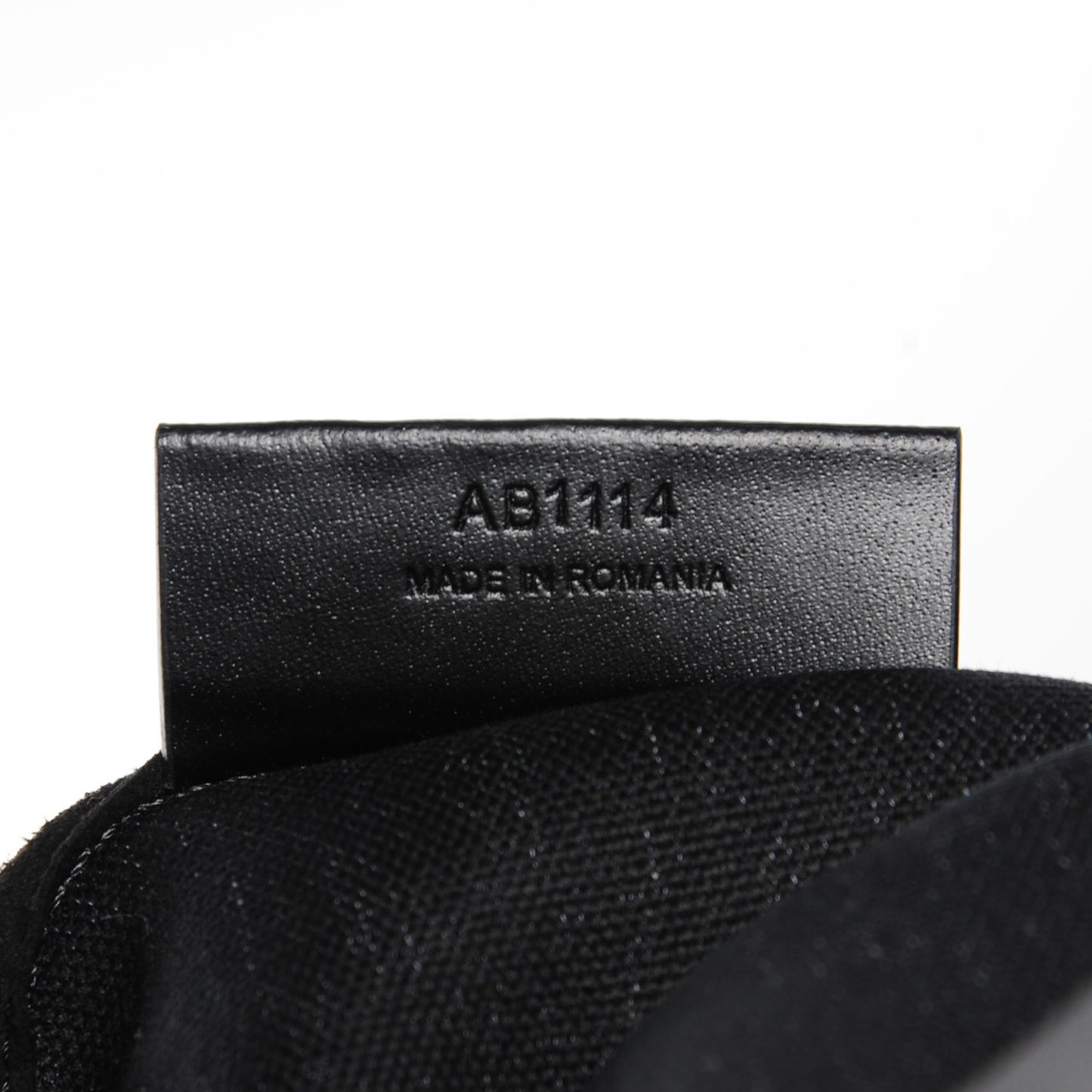 Textured Coated Canvas Print Large Antigona Tote Black