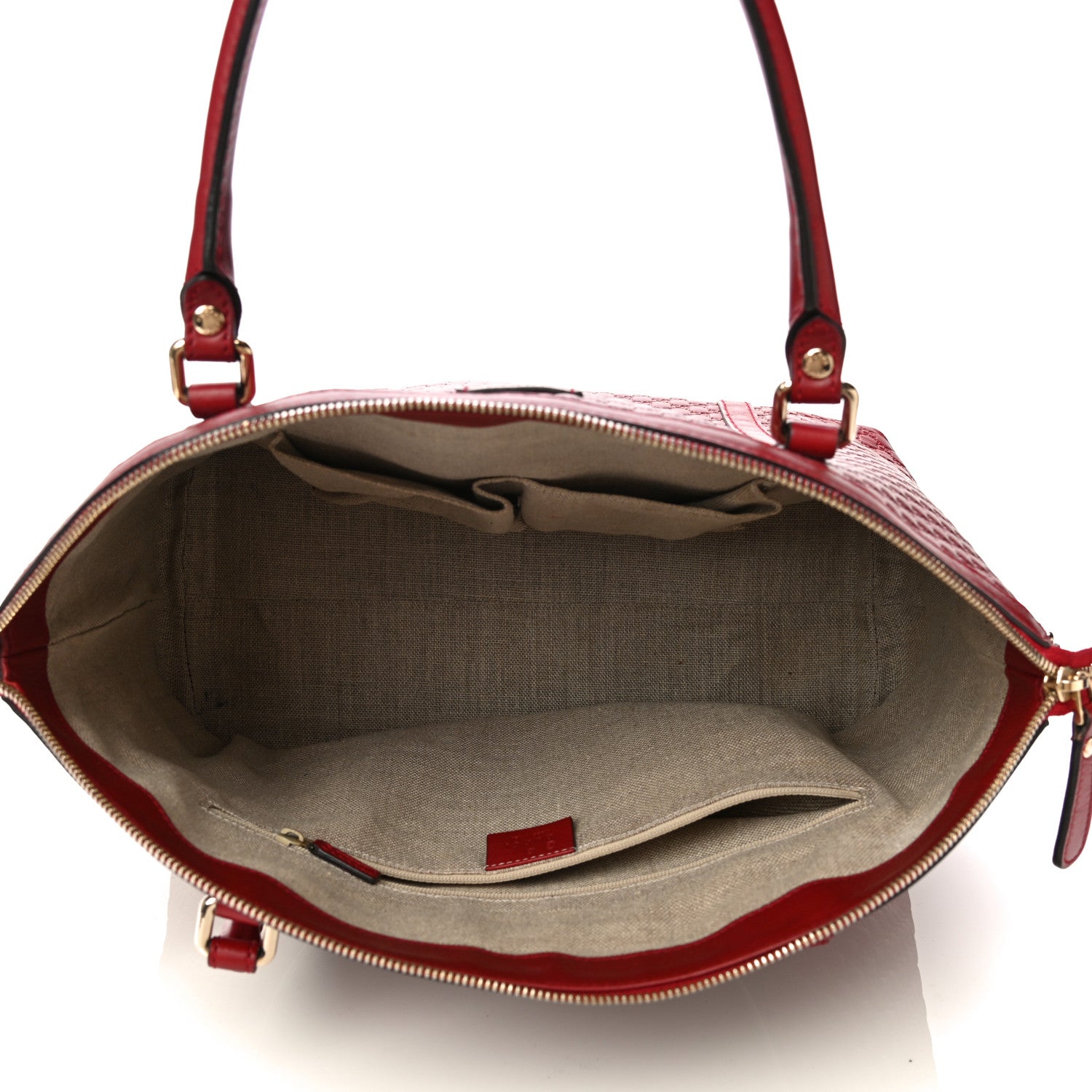 Gucci Soft Microguccissima Dome Satchel Red 5 of 18