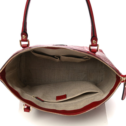 Gucci Soft Microguccissima Dome Satchel Red 5 of 18