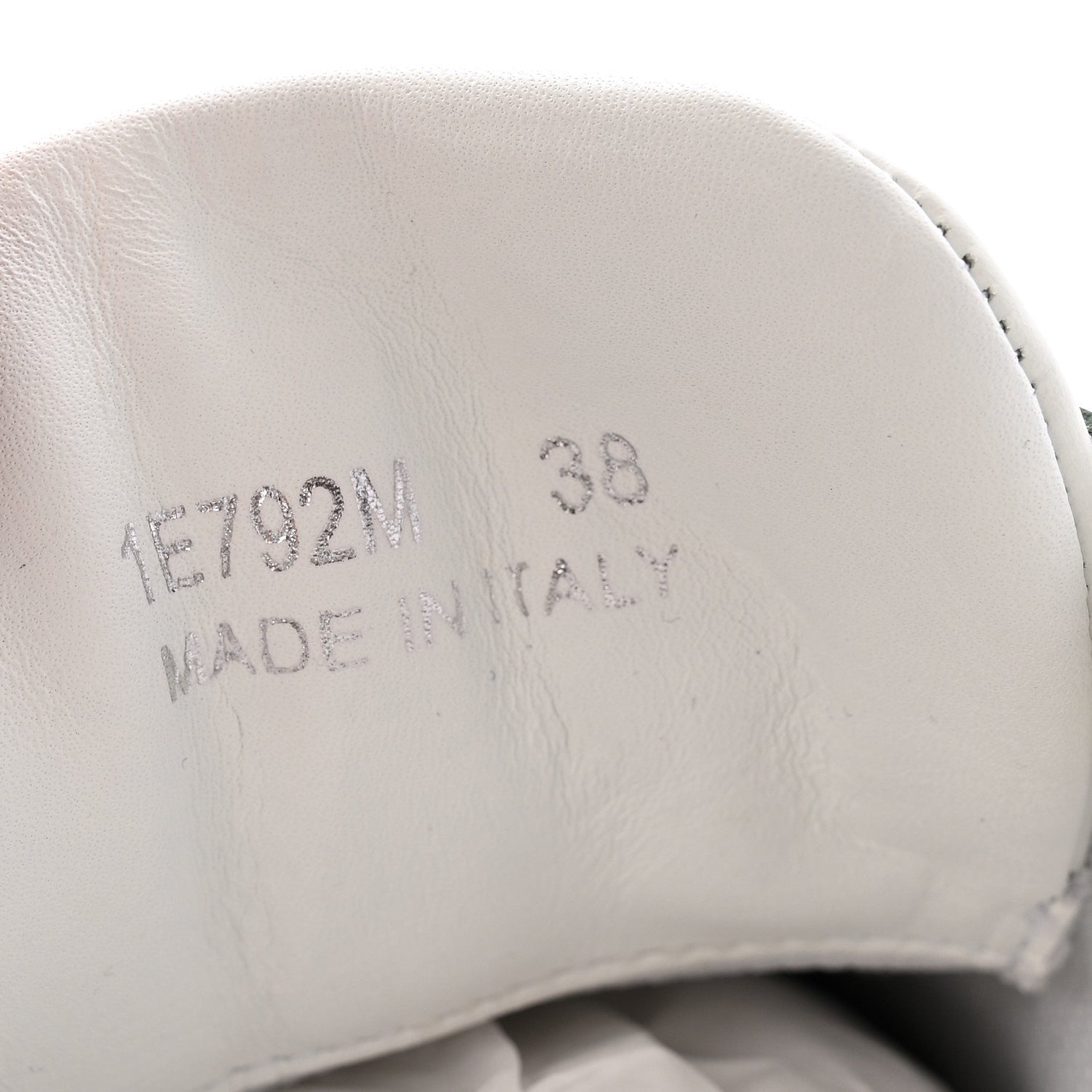 Prada Vitello Sport Spazzolato Rois Triangle Logo Womens Downtown Low Top 30mm Sneakers 38 White Green 9 of 11