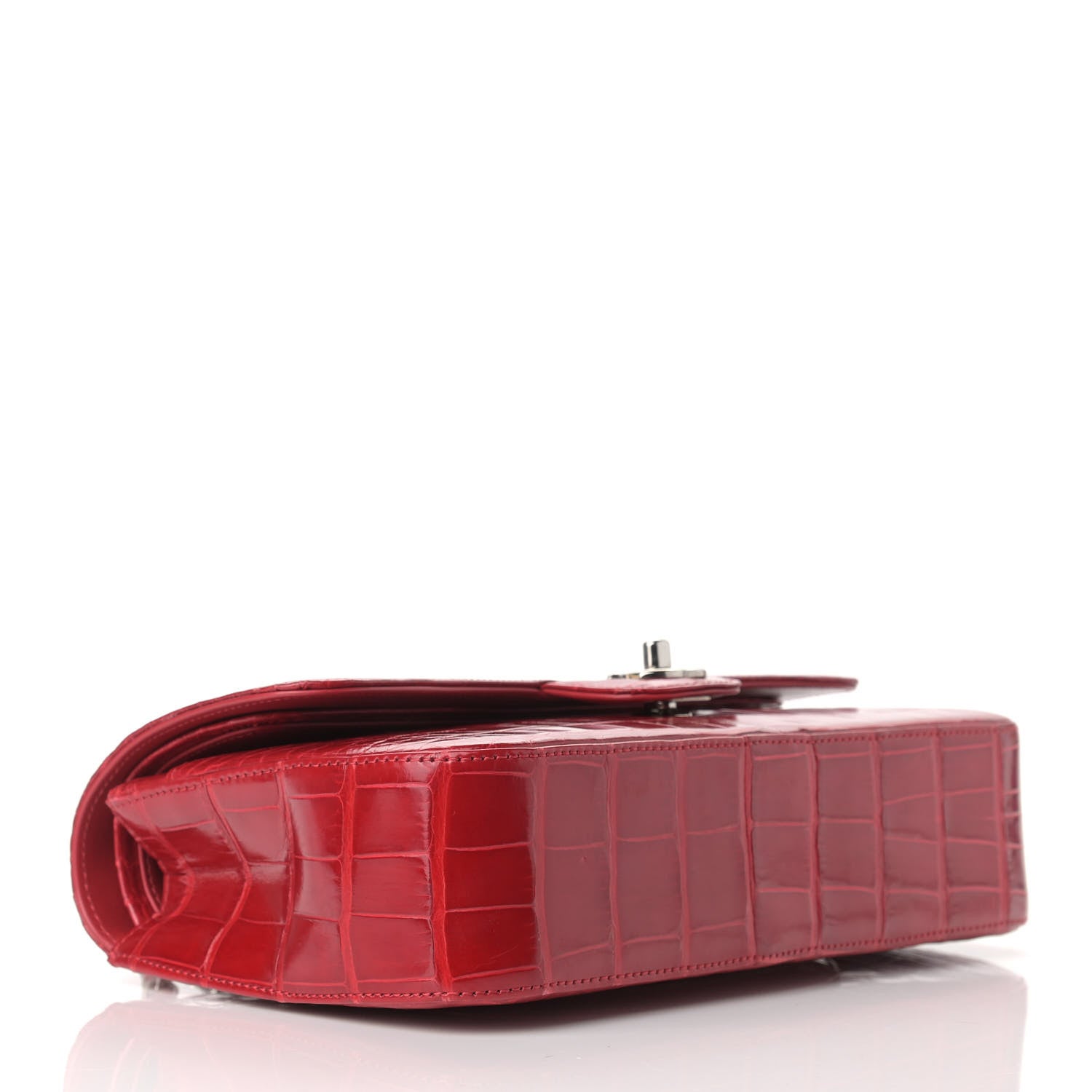 Chanel Alligator Medium Double Flap Red 4 of 9