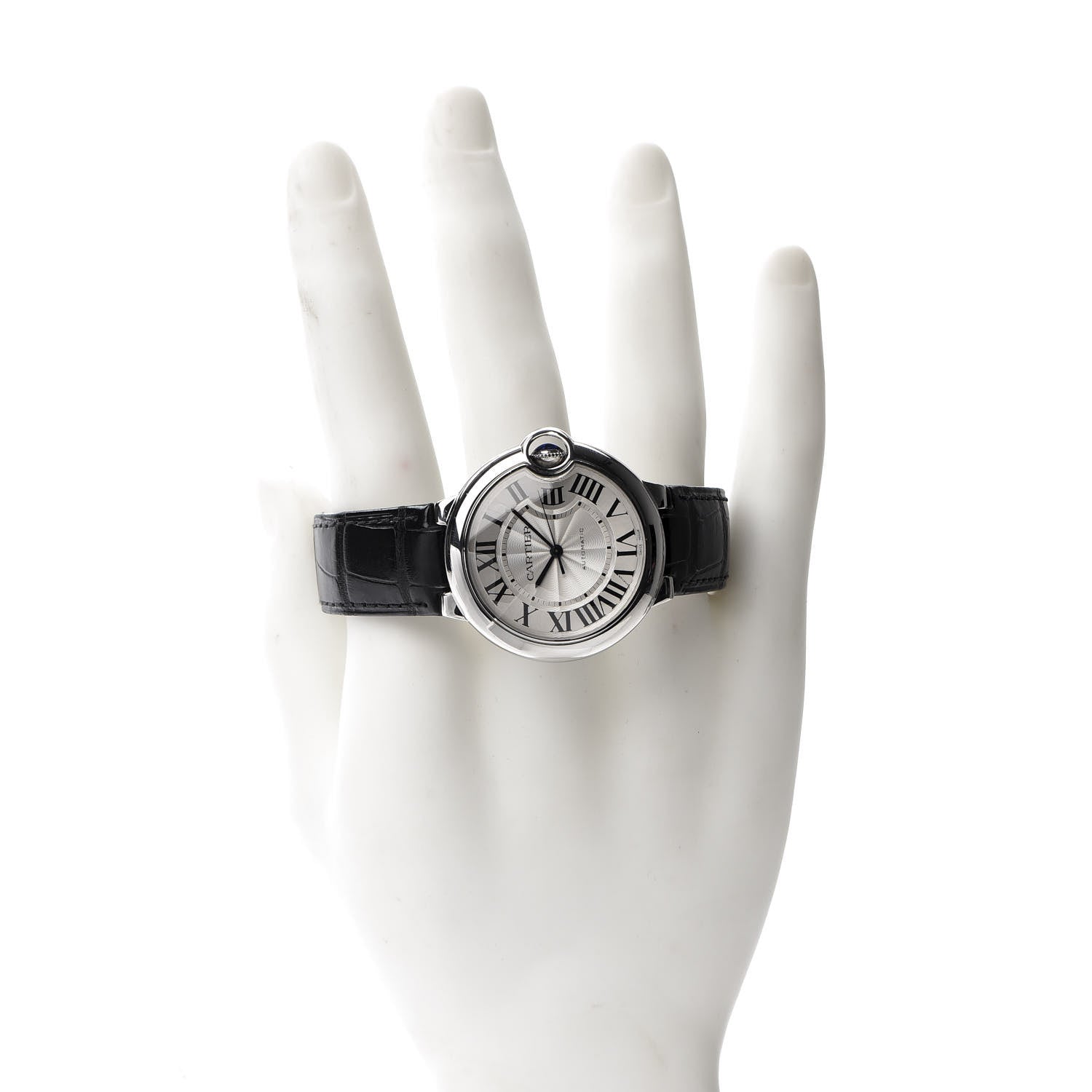 Cartier Stainless Steel Alligator 36mm Ballon Bleu De Cartier Automatic Watch 2 of 13