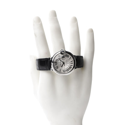 Cartier Stainless Steel Alligator 36mm Ballon Bleu De Cartier Automatic Watch 2 of 13