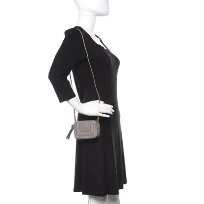 Chloe Calfskin Mini Marcie Crossbody Bag Cashmere Grey 2 of 11