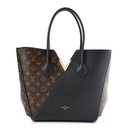 Louis Vuitton Calfskin Monogram Kimono Tote Black 1 of 8