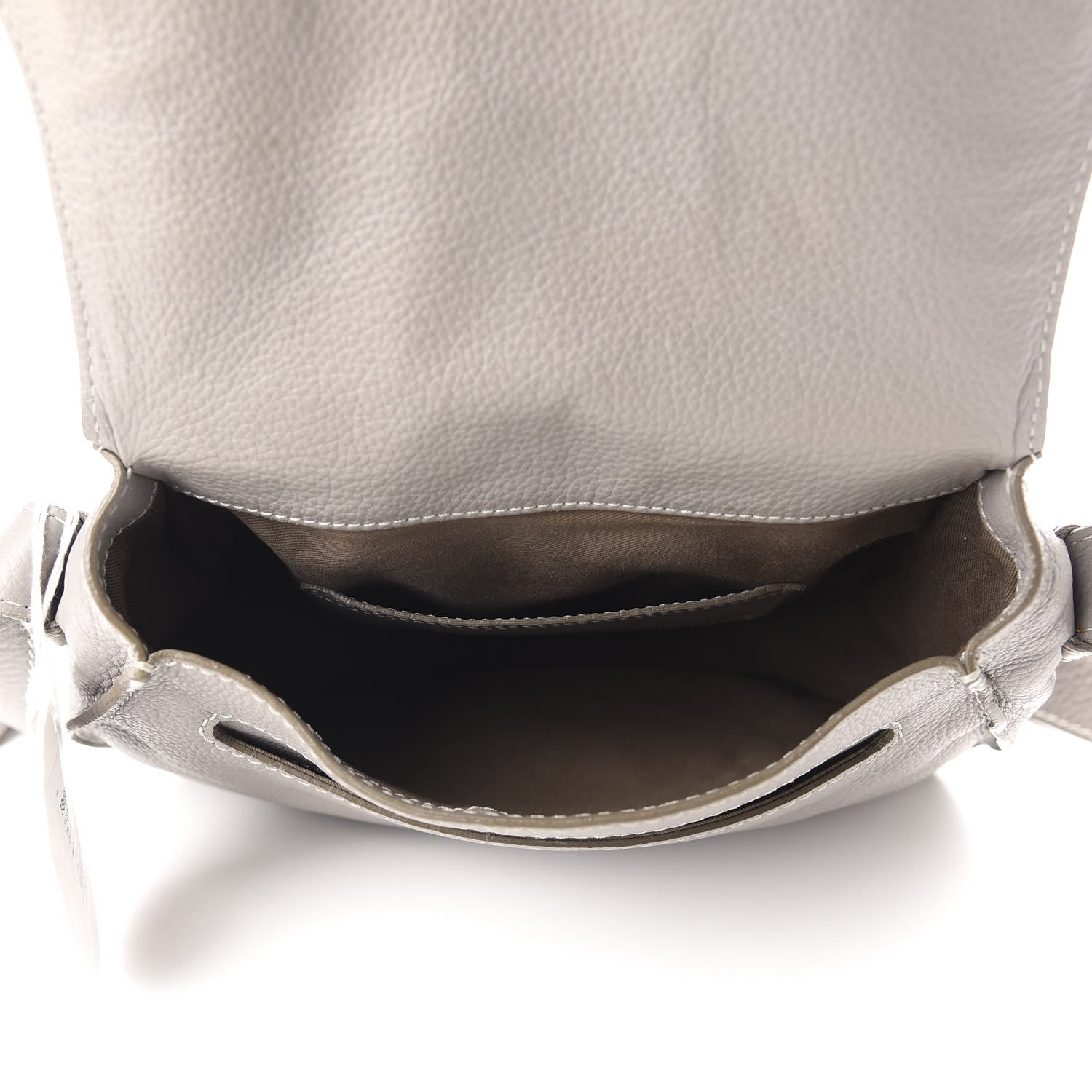Chloe Calfskin Medium Marcie Round Crossbody Bag Cashmere Grey 5 of 10