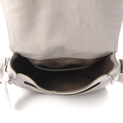 Chloe Calfskin Medium Marcie Round Crossbody Bag Cashmere Grey 5 of 10