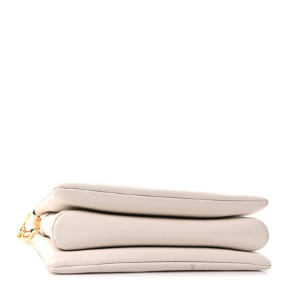 Louis Vuitton Lambskin Embossed Monogram Coussin PM Beige Cream 4 of 9