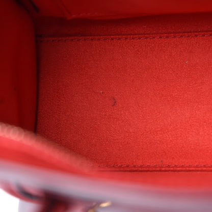 Celine Drummed Calfskin Nano Luggage Coquelicot 13 of 13
