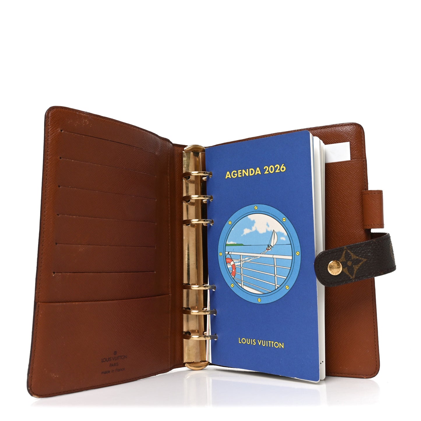 Monogram Medium Ring Agenda Cover