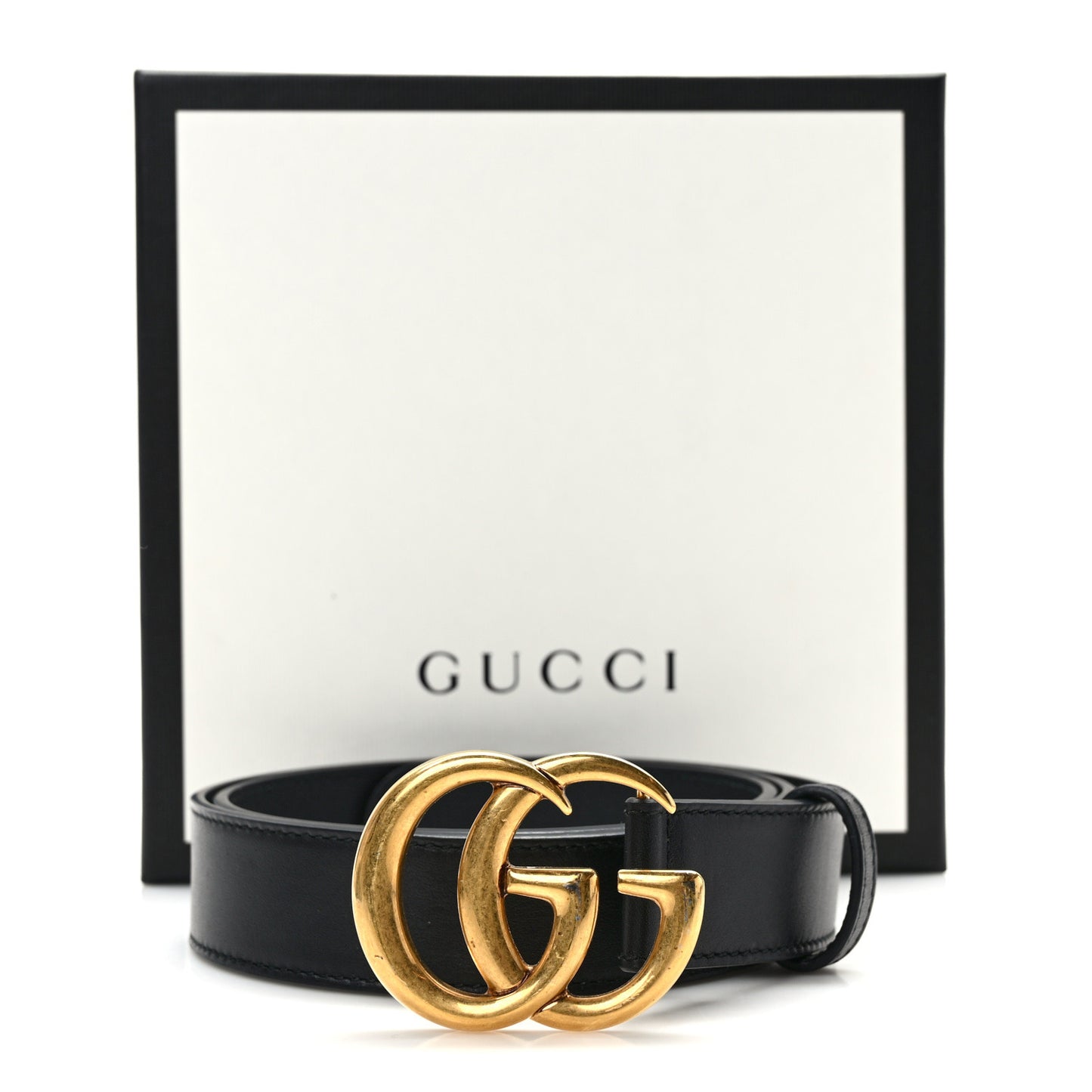 Calfskin Double G 30mm Belt 85 34 Black