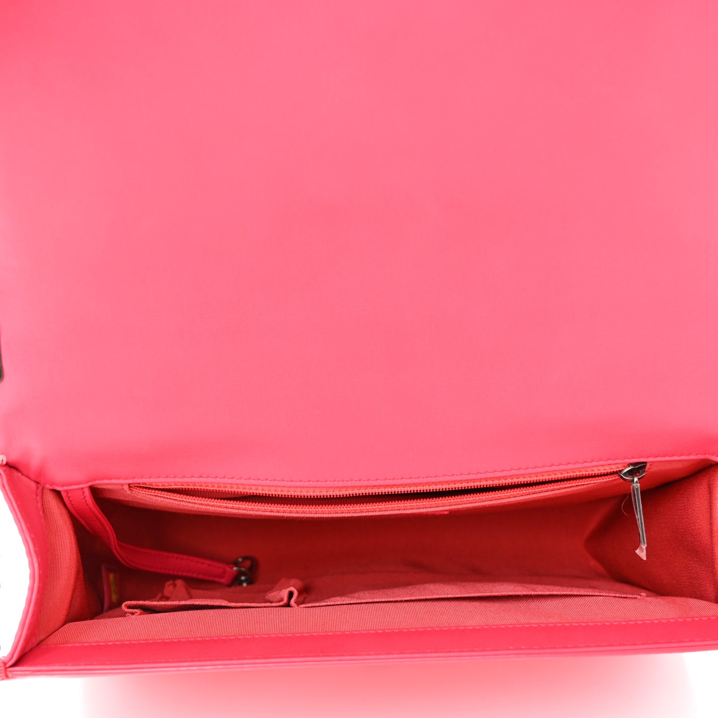 Patent Quilted Large Boy Flap Pink