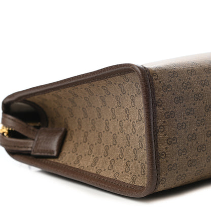 Gucci Mini Vintage GG Supreme Monogram Zip Pouch Beige New Acero 5 of 9