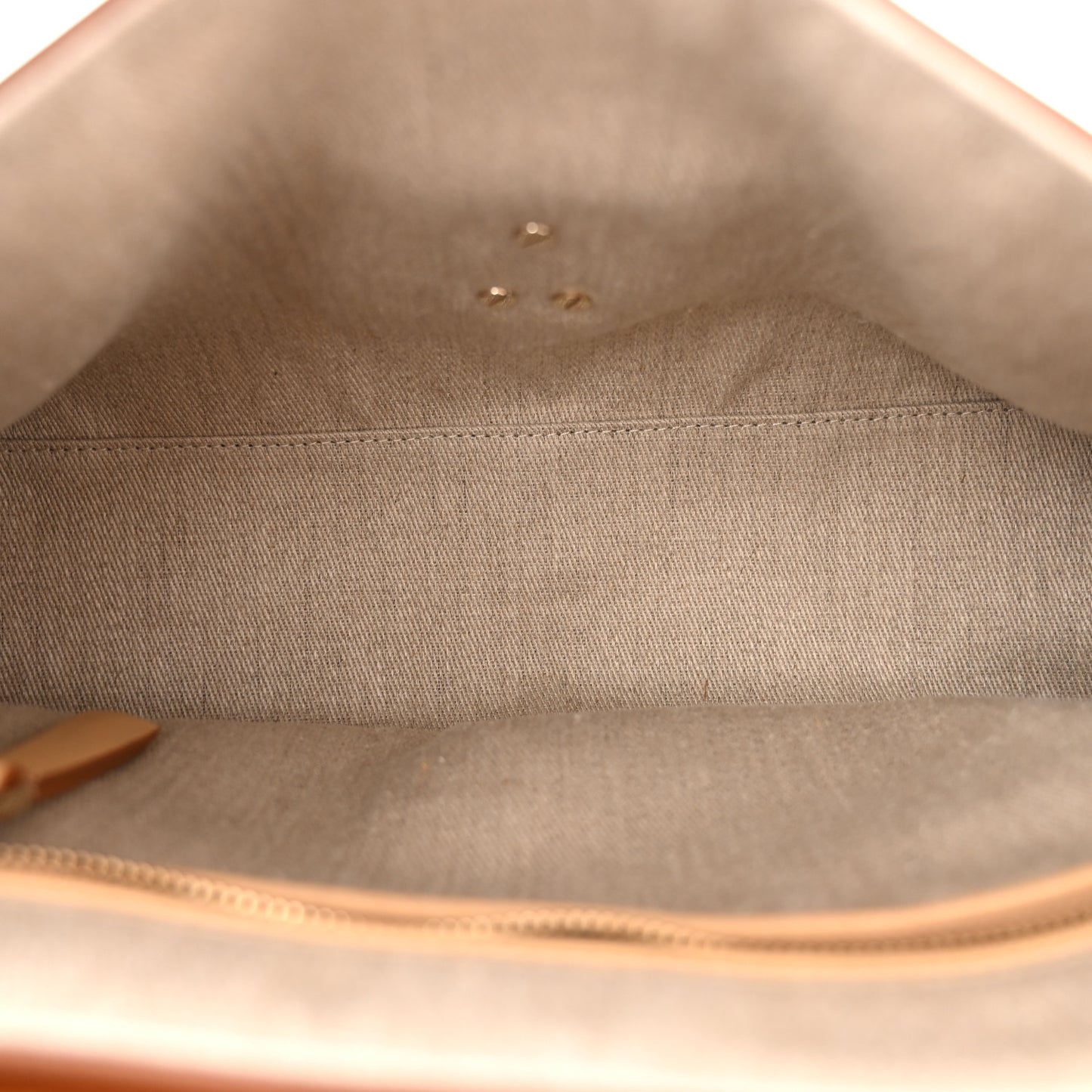 Grained Calfskin Medium Penelope Shoulder Bag Milky Brown
