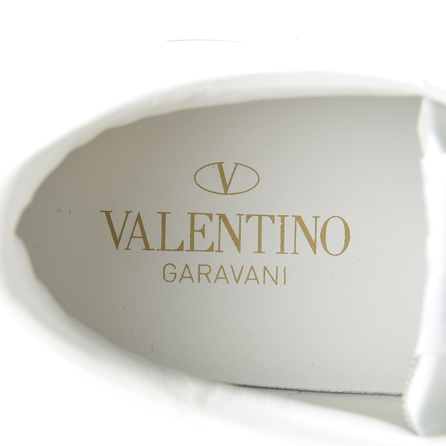 Valentino Garavani Calfskin Rockstud Untitled Open Sneakers 37.5 White 7 of 9