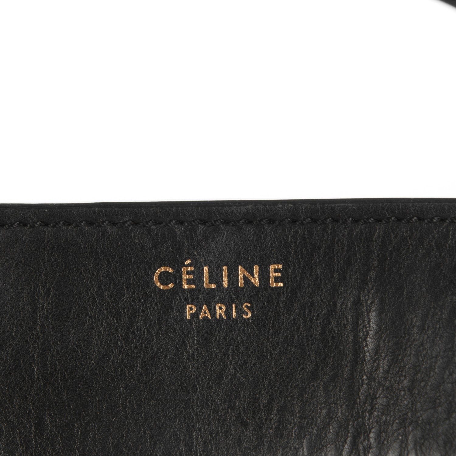 Celine Smooth Calfskin Mini Luggage Black 8 of 8