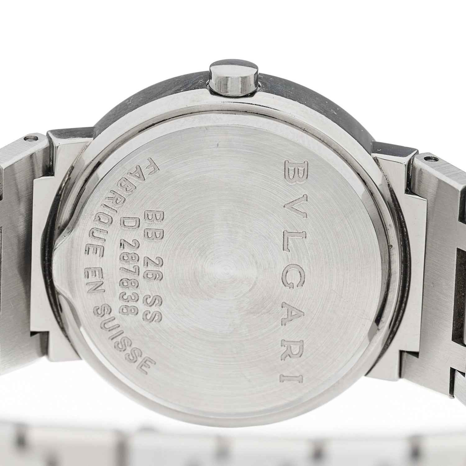 Bulgari Stainless Steel 26mm Quartz Watch Black 4 of 4
