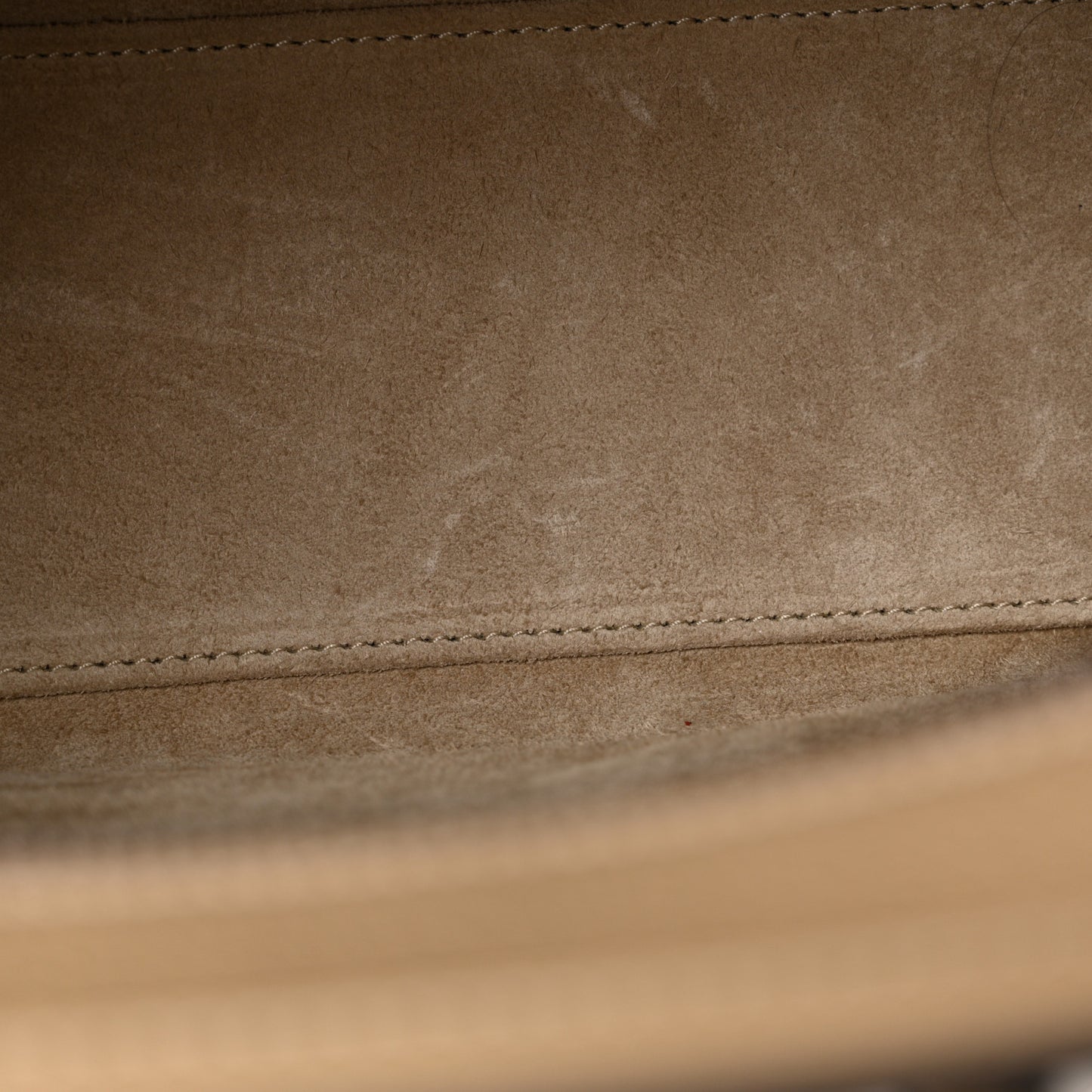 Drummed Calfskin Nano Luggage Dune