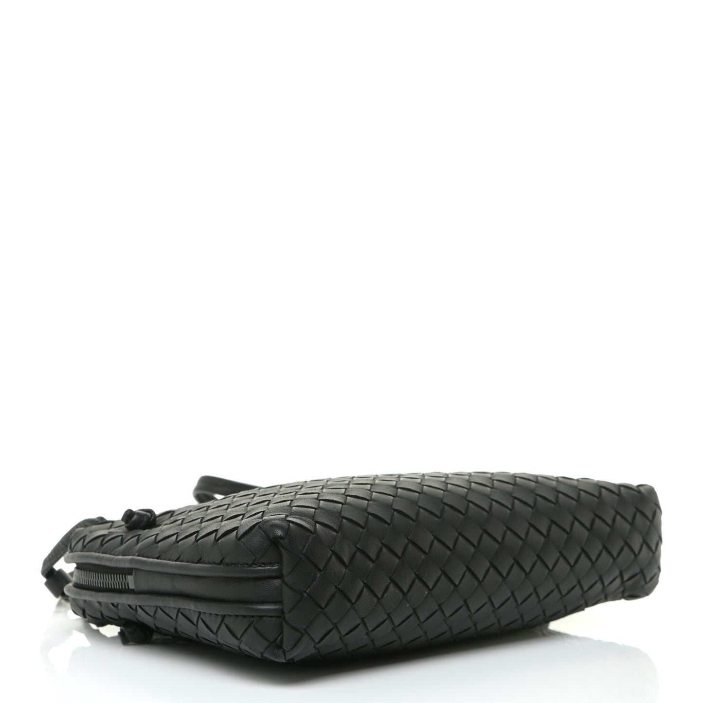 Nappa Intrecciato Nodini Bag Ebano