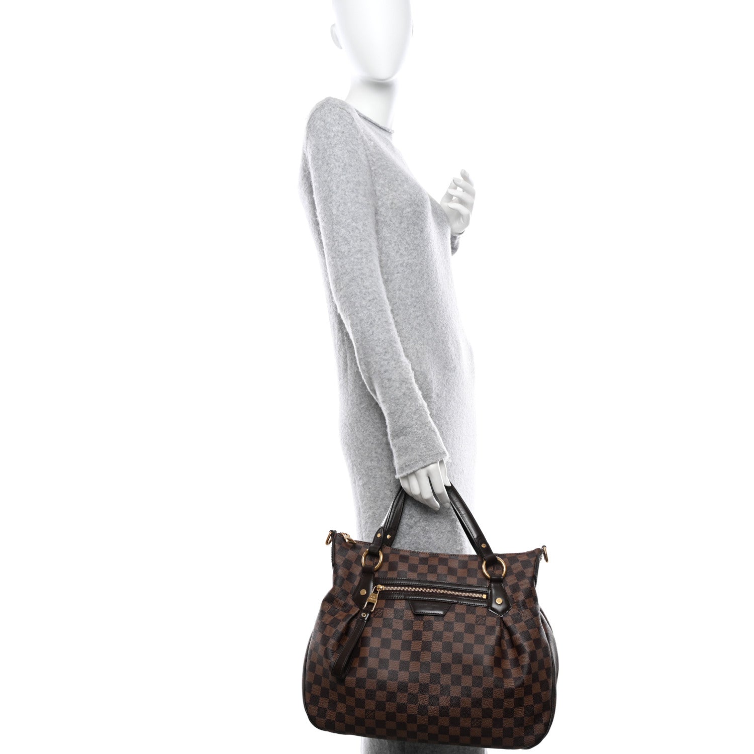 Louis Vuitton Damier Ebene Evora MM 2 of 12