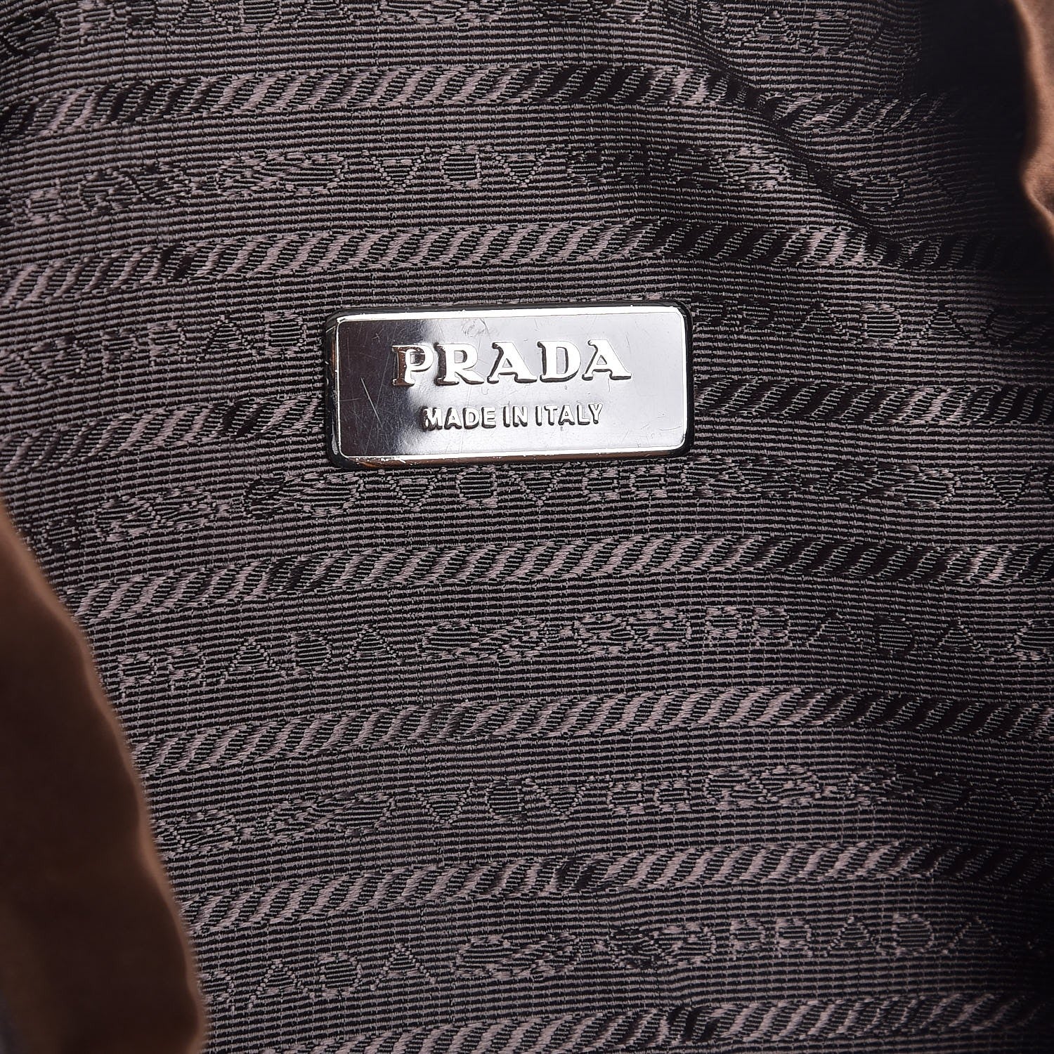 Prada Nylon Vela Double Buckle Backpack Brown 6 of 11