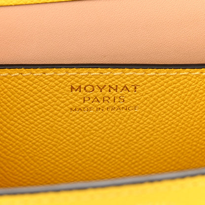 Moynat Carat Calfskin Flori PM Citrine 7 of 14