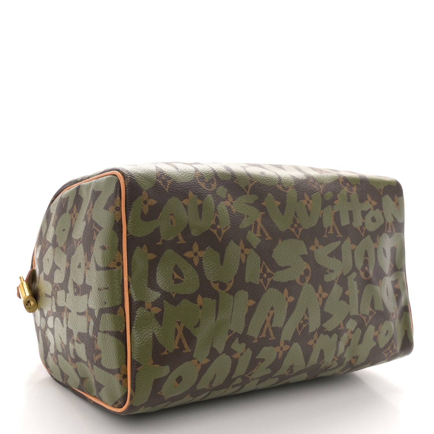 Louis Vuitton Monogram Graffiti Speedy 30 Kaki 4 of 10