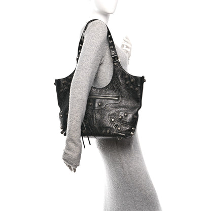 Balenciaga Agneau Arena Medium Le Cagole Carry All Bag Black 2 of 10