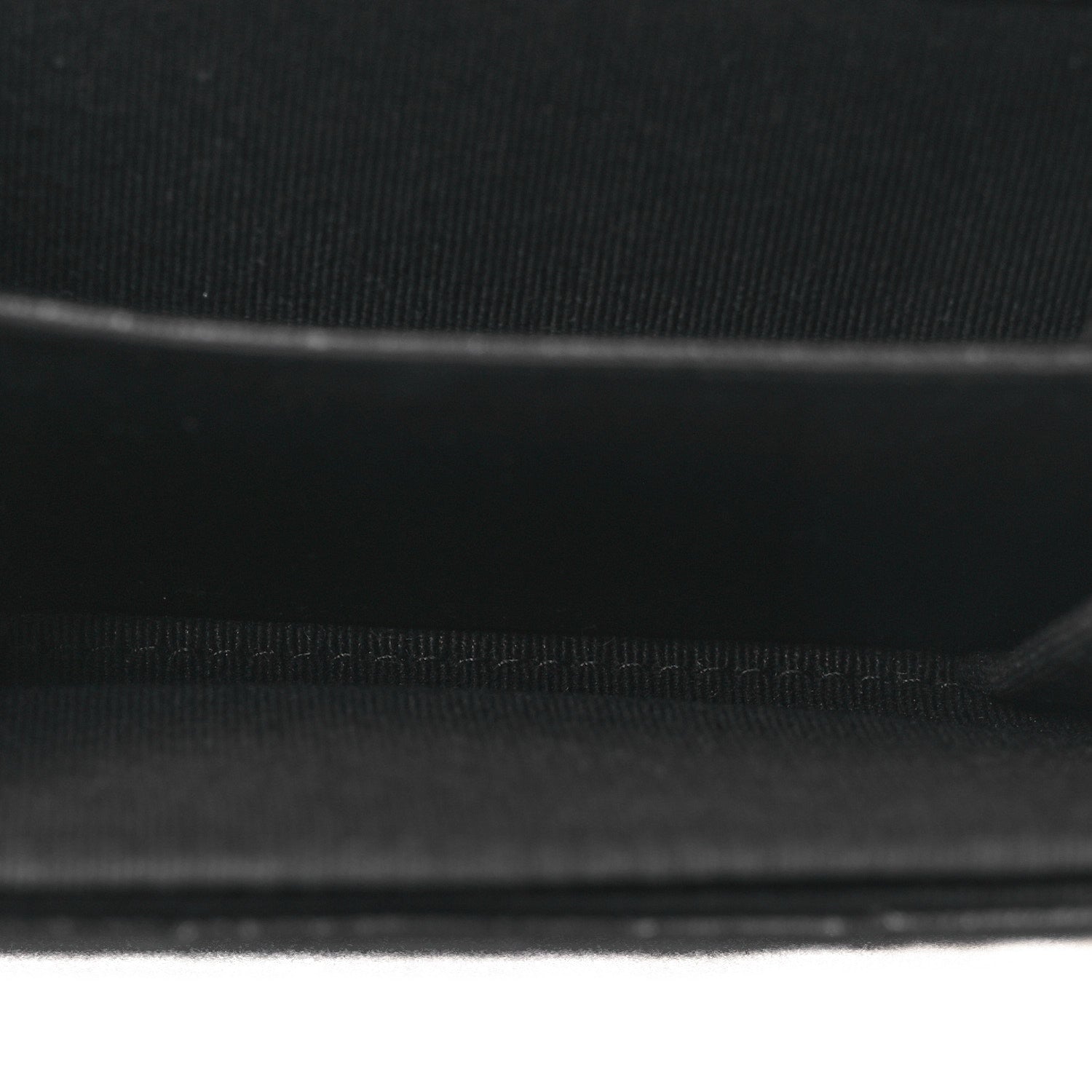Chanel Lambskin Pearl Quilted CC Flap Card Holder With Chain  Black 5 of 11