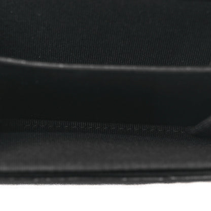 Chanel Lambskin Pearl Quilted CC Flap Card Holder With Chain  Black 5 of 11