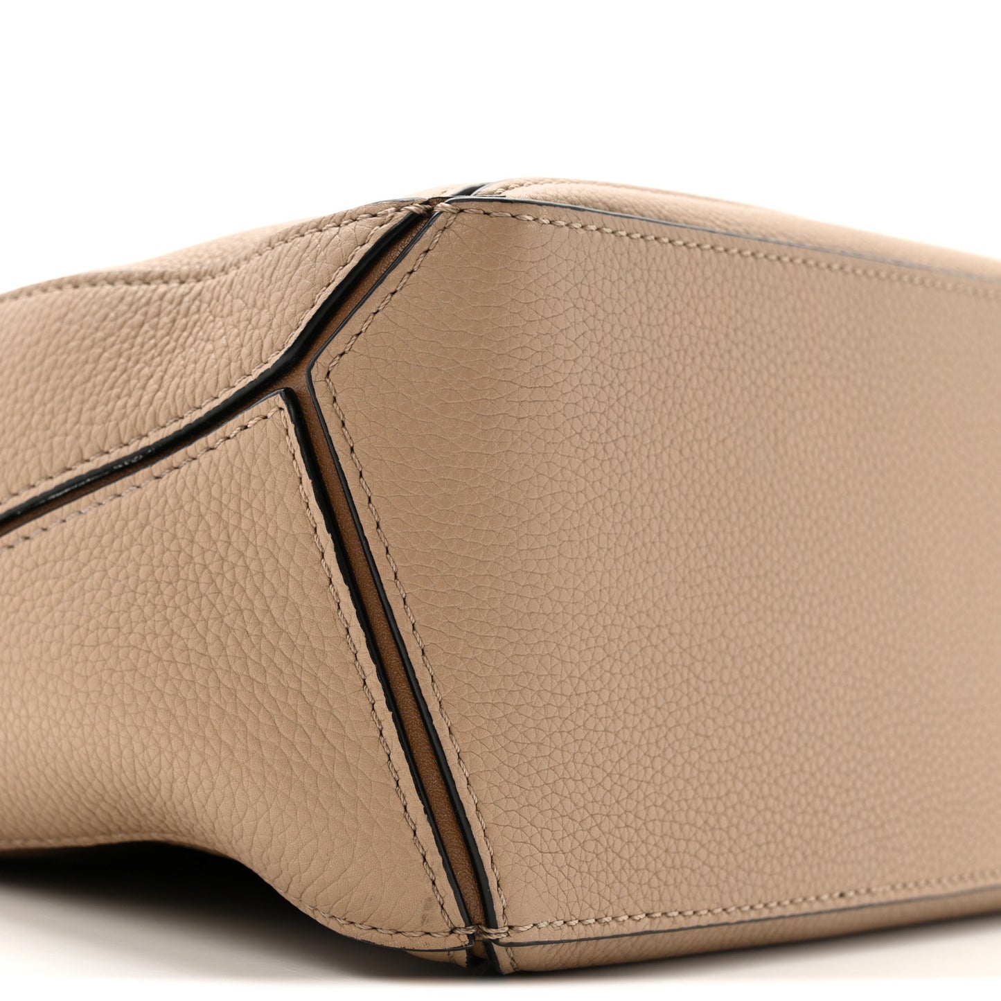 Grained Calfskin Small Puzzle Bag Sand Mink