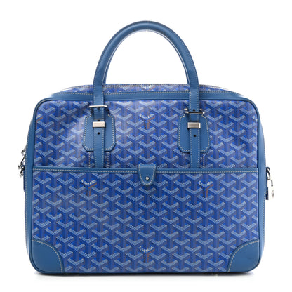 Goyard Goyardine Ambassade PM Briefcase Sky Blue 1 of 14
