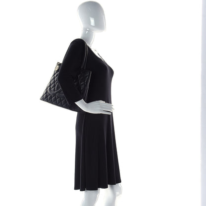Chanel Caviar Quilted Medallion Tote Black 3 of 14